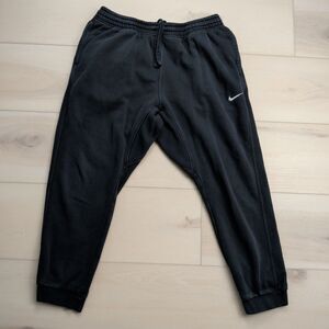 Nike Joggers Sweatpants Mens XXL Black Club Fleece Swoosh Gym Casual 826431-010